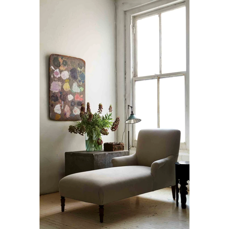 Featuring JD Pond Chaise Lounge by Cisco Brothers at Amethyst Home. We love the clean, comforting look of this JD Pond Chaise Lounge. Sure to be the favorite nap or reading spot for the whole family!
Overall: 31"w x 61"d x 37"hSitting Space: 20"w x 52"dSeat Height: 17"hArm Height: 22"hWeight: 92lbs. Amethyst Home provides interior design, new home construction design consulting, vintage area rugs, and lighting in the Park City metro area.