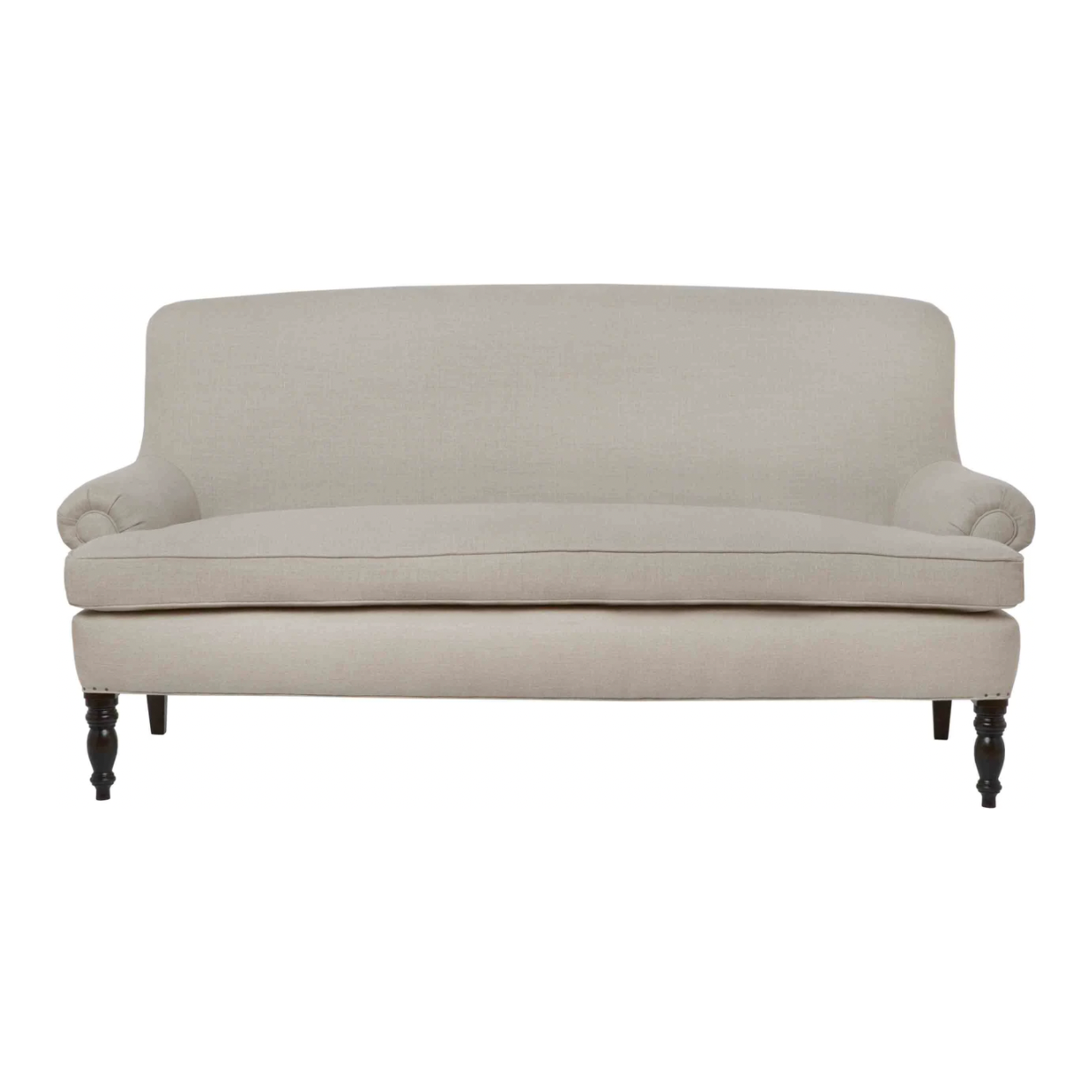 Featuring JD Meadow Sofa by Cisco Brothers at Amethyst Home. This Meadow Sofa - John Derian by Cisco Home features a clean bench seat and rolled arms. A crisp, comfortable piece to add to any living room or den area!
Overall: 70"W x 36"H x 34"DSitting Space: 57"w x 22"dSeat Height: 20"hArm Height: 22"hWeight: 125lbsLeg: 10"h. Amethyst Home provides interior design, new home construction design consulting, vintage area rugs, and lighting in the Tampa metro area.