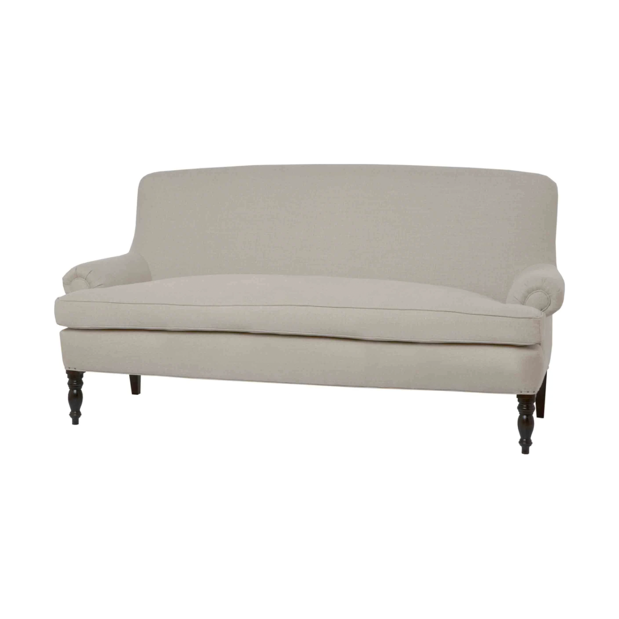 Featuring JD Meadow Sofa by Cisco Brothers at Amethyst Home. This Meadow Sofa - John Derian by Cisco Home features a clean bench seat and rolled arms. A crisp, comfortable piece to add to any living room or den area!
Overall: 70"W x 36"H x 34"DSitting Space: 57"w x 22"dSeat Height: 20"hArm Height: 22"hWeight: 125lbsLeg: 10"h. Amethyst Home provides interior design, new home construction design consulting, vintage area rugs, and lighting in the Winter Garden metro area.