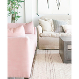 Featuring Hazel Sofa Family by Cisco Brothers at Amethyst Home. With pleats on the arms and a comfortable bench seat, the Hazel Sofa Family by Cisco Brothers effortlessly combines style and serenity. This sofa is guaranteed to make your living room look comfortable and cozy. Ideal spot to catch a breath during your weekday rush, or to enjoy a movie marathon d. Amethyst Home provides interior design, new home construction design consulting, vintage area rugs, and lighting in the Austin metro area.