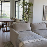 A modern, tailored sofa made with the right stuff -- the Louis 2 Piece Sectional by Cisco Brothers is a classic, updated silhouette that is stunning and comfortable.   Overall Dimensions: 121"w x 31"h x 68"d Seat Space: 81"w x 20"h x 54.5"d