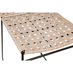 Featuring Ezra Counter Stool by Dovetail at Amethyst Home. We love the natural color rope paired with the iron base of this Ezra Counter Stool. The perfect chair for your indoor or outdoor counter area. 
Powder Coated Iron and Flat Rope
Natural Color Rope with Powder Coated Black Legs
Indoor Outdoor Use
Size: 18"l x 22"d x 34"h.  Amethyst Home provides interior design, new home construction design consulting, vintage area rugs, and lighting in the Boston metro area.