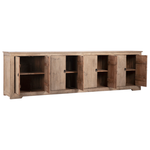 Featuring Nico Sideboard by Dovetail at Amethyst Home. This Nico Sideboard provides ample storage for keeping dinnerware and table linens within easy reach -- a piece that is sure to stand out at every dinner party and holiday meal!
Reclaimed Pine
Light White Wash with Waterbase Sealed Finish
Amethyst Home celebrates natural materials, which often comes wi.  Amethyst Home provides interior design, new home construction design consulting, vintage area rugs, and lighting in the Seattle metro area.