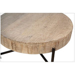 Featuring Sison Round Coffee Table by Dovetail at Amethyst Home. We love the combined materials of this Sison Round Coffee Table. Style with your favorite candle or tray to complete the look for any living room or lounge area. 
 
Amethyst Home celebrates natural materials, which often comes with beautiful imperfections. Each piece is made uniquely for you.  Amethyst Home provides interior design, new home construction design consulting, vintage area rugs, and lighting in the Washington metro area.