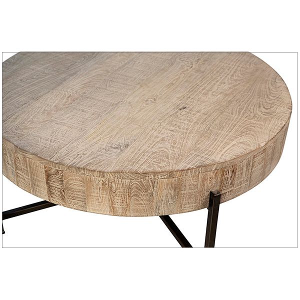 Featuring Sison Round Coffee Table by Dovetail at Amethyst Home. We love the combined materials of this Sison Round Coffee Table. Style with your favorite candle or tray to complete the look for any living room or lounge area. 
 
Amethyst Home celebrates natural materials, which often comes with beautiful imperfections. Each piece is made uniquely for you.  Amethyst Home provides interior design, new home construction design consulting, vintage area rugs, and lighting in the Washington metro area.