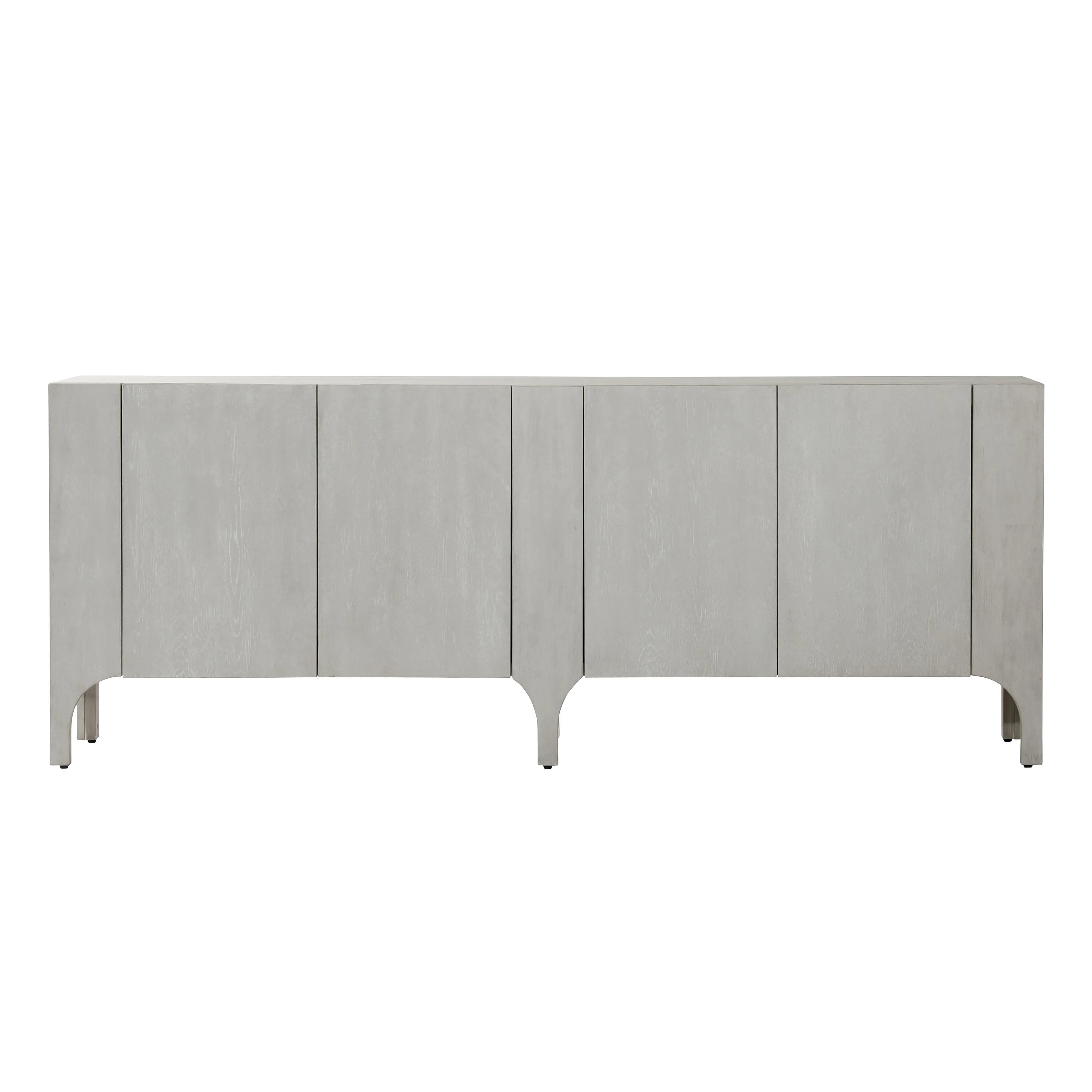 Featuring Maiya Sideboard by dovetail at Amethyst Home. A lovely and simple sideboard to store away your extra tableware and decor.
88"w x  18"d x 34"hMaterial : Rubber Wood and Oak Veneer. Amethyst Home provides interior design, new home construction design consulting, vintage area rugs, and lighting in the Tampa metro area.