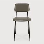 Featuring DC Dining Chair - Olive Green Leather by Ethnicraft at Amethyst Home. This DC Dining Chair is beautiful, minimalistic metal silhouette that would add an air of elegance to your dining table or kitchen. We love the details of the angled metal and the simplicity of this stunning chair.
Dimensions: 17"w x 19"d x 32.5"h Weight: 19 lbs
Seat Height.  Amethyst Home provides interior design, new home construction design consulting, vintage area rugs, and lighting in the Winter Garden metro area.