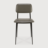 Featuring DC Dining Chair - Olive Green Leather by Ethnicraft at Amethyst Home. This DC Dining Chair is beautiful, minimalistic metal silhouette that would add an air of elegance to your dining table or kitchen. We love the details of the angled metal and the simplicity of this stunning chair.
Dimensions: 17"w x 19"d x 32.5"h Weight: 19 lbs
Seat Height.  Amethyst Home provides interior design, new home construction design consulting, vintage area rugs, and lighting in the Winter Garden metro area.