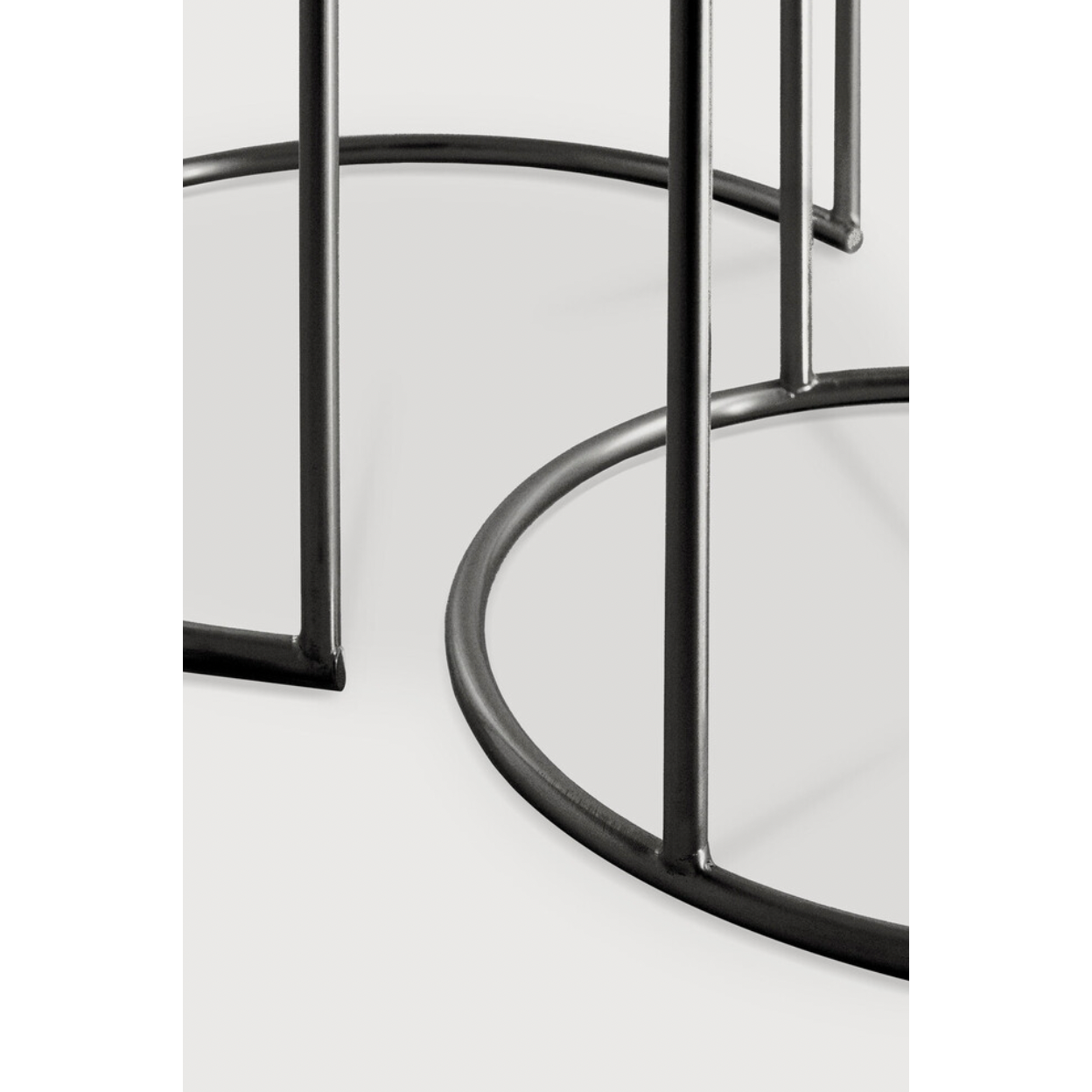 Featuring Nesting Coffee Table Set - Charcoal by Ethnicraft at Amethyst Home. Featuring a heavy aged mirror surface, this Nesting Coffee Table Set - Charcoal brings a vintage look with a modern twist to any living room or lounge area. 
Dimensions: Table 1 - 36.5"w x 36.5"d x 16.5"h Table 2 - 24"w x 24"d x 14"hWeight: 58 lbs
Material: Mirror
For regular dus.  Amethyst Home provides interior design, new home construction design consulting, vintage area rugs, and lighting in the Park City metro area.