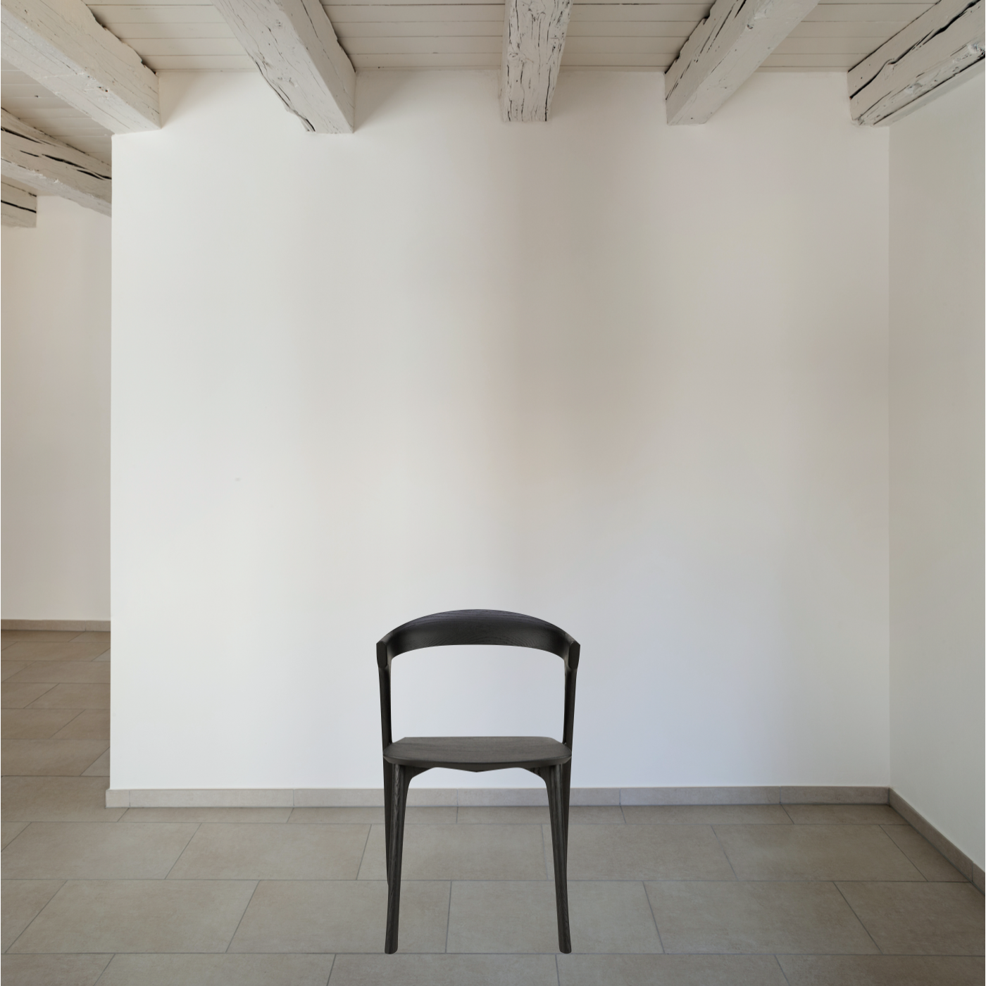 Featuring Oak Bok Dining Chair - Black by Ethnicraft at Amethyst Home. This Oak Bok Dining Chair features an airy shape with rock-solid construction,  making this piece a timeless and remarkable design to enjoy for years to come. Pair with a dining table or stand-alone against a wall, hallway, or end of the bed! Designed by Alain can Havre
Dimensions: 20"w x .  Amethyst Home provides interior design, new home construction design consulting, vintage area rugs, and lighting in the Dallas metro area.