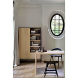 Featuring Oak Bok Dining Chair - Black by Ethnicraft at Amethyst Home. This Oak Bok Dining Chair features an airy shape with rock-solid construction,  making this piece a timeless and remarkable design to enjoy for years to come. Pair with a dining table or stand-alone against a wall, hallway, or end of the bed! Designed by Alain can Havre
Dimensions: 20"w x 2.  Amethyst Home provides interior design, new home construction design consulting, vintage area rugs, and lighting in the Omaha metro area.