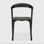 Featuring Oak Bok Dining Chair - Black by Ethnicraft at Amethyst Home. This Oak Bok Dining Chair features an airy shape with rock-solid construction,  making this piece a timeless and remarkable design to enjoy for years to come. Pair with a dining table or stand-alone against a wall, hallway, or end of the bed! Designed by Alain can Havre
Dimensions: 20"w .  Amethyst Home provides interior design, new home construction design consulting, vintage area rugs, and lighting in the Portland metro area.