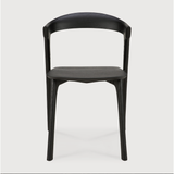 Featuring Oak Bok Dining Chair - Black by Ethnicraft at Amethyst Home. This Oak Bok Dining Chair features an airy shape with rock-solid construction,  making this piece a timeless and remarkable design to enjoy for years to come. Pair with a dining table or stand-alone against a wall, hallway, or end of the bed! Designed by Alain can Havre
Dimensions: 20"w .  Amethyst Home provides interior design, new home construction design consulting, vintage area rugs, and lighting in the Portland metro area.