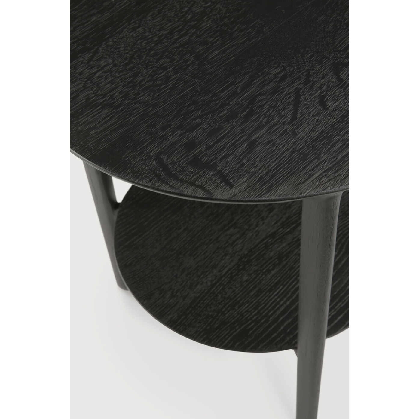 Featuring Oak Bok Side Table - Black by Ethnicraft at Amethyst Home. We love the sleek, timeless shape of the Oak Bok Side Table as it makes a beautiful addition to any lounge space. From art to books or plants, with the Bok side table, your object of choice has found its stage.
Dimensions: 17"w x 17"d x 20"h Weight: 13 lbs
Material: Oak, 100% solid woodFi.  Amethyst Home provides interior design, new home construction design consulting, vintage area rugs, and lighting in the San Diego metro area.