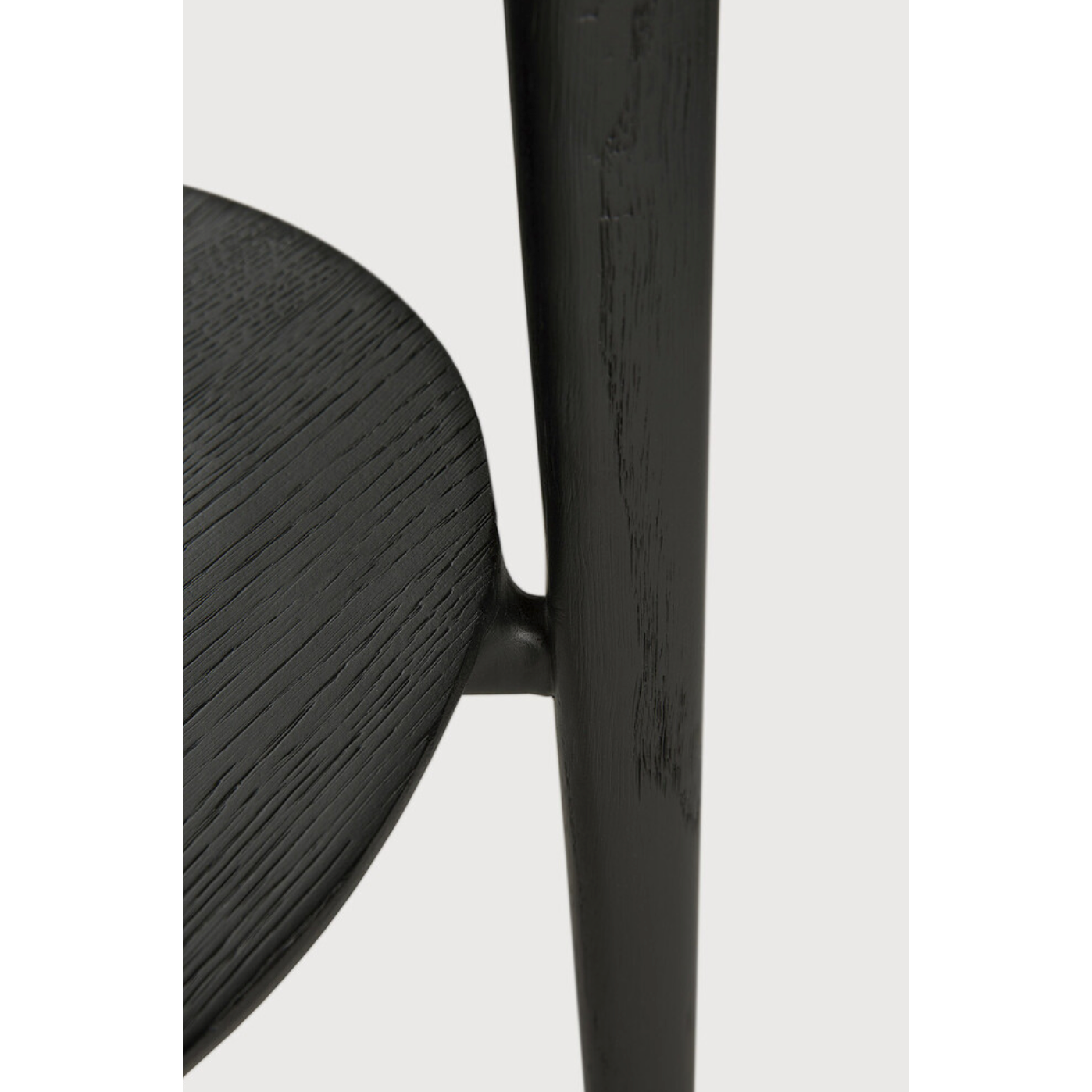 Featuring Oak Bok Side Table - Black by Ethnicraft at Amethyst Home. We love the sleek, timeless shape of the Oak Bok Side Table as it makes a beautiful addition to any lounge space. From art to books or plants, with the Bok side table, your object of choice has found its stage.
Dimensions: 17"w x 17"d x 20"h Weight: 13 lbs
Material: Oak, 100% solid woodF.  Amethyst Home provides interior design, new home construction design consulting, vintage area rugs, and lighting in the Scottsdale metro area.