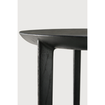 Featuring Oak Bok Side Table - Black by Ethnicraft at Amethyst Home. We love the sleek, timeless shape of the Oak Bok Side Table as it makes a beautiful addition to any lounge space. From art to books or plants, with the Bok side table, your object of choice has found its stage.
Dimensions: 17"w x 17"d x 20"h Weight: 13 lbs
Material: Oak, 100% solid wood.  Amethyst Home provides interior design, new home construction design consulting, vintage area rugs, and lighting in the Los Angeles metro area.