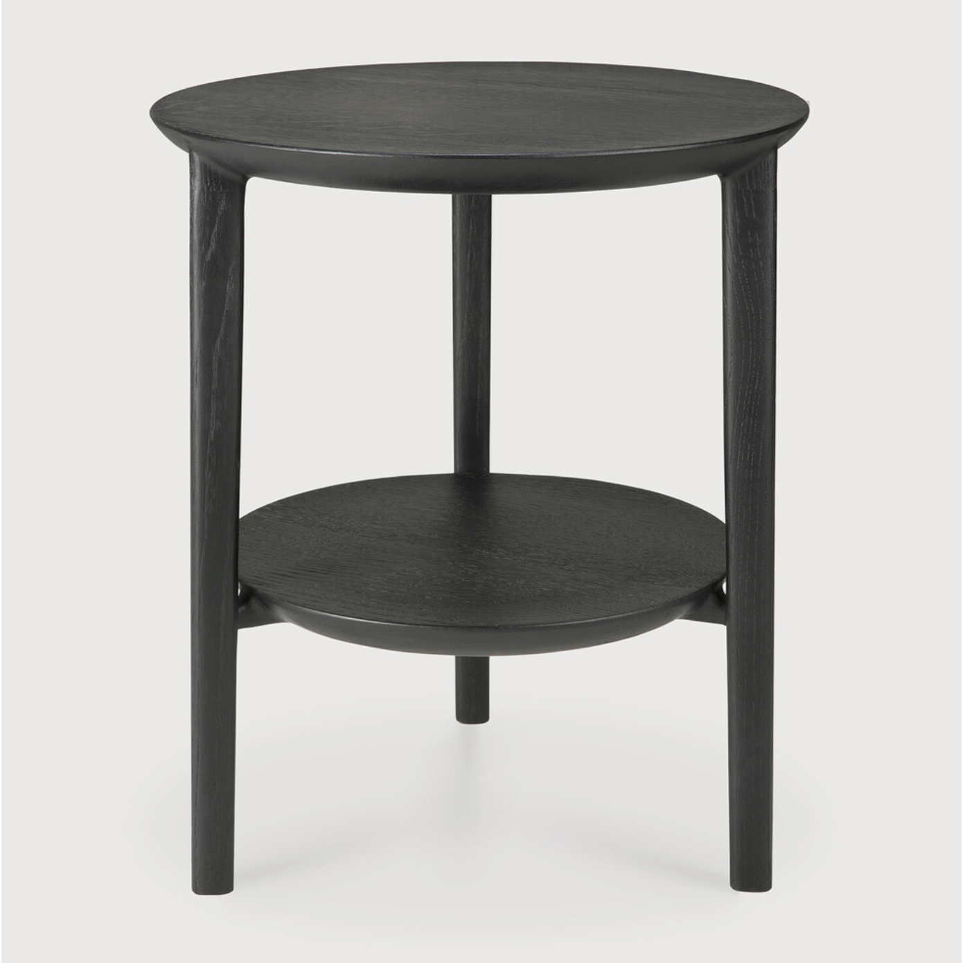 Featuring Oak Bok Side Table - Black by Ethnicraft at Amethyst Home. We love the sleek, timeless shape of the Oak Bok Side Table as it makes a beautiful addition to any lounge space. From art to books or plants, with the Bok side table, your object of choice has found its stage.
Dimensions: 17"w x 17"d x 20"h Weight: 13 lbs
Material: Oak, 100% solid woodFin.  Amethyst Home provides interior design, new home construction design consulting, vintage area rugs, and lighting in the Portland metro area.
