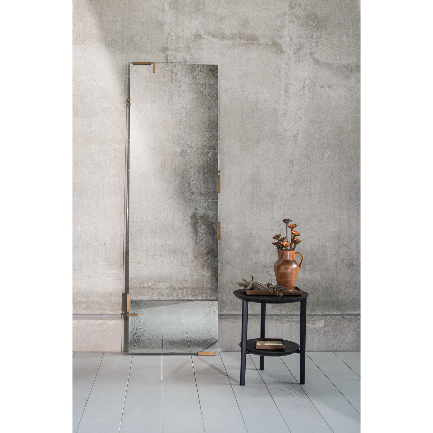 Featuring Oak Bok Side Table - Black by Ethnicraft at Amethyst Home. We love the sleek, timeless shape of the Oak Bok Side Table as it makes a beautiful addition to any lounge space. From art to books or plants, with the Bok side table, your object of choice has found its stage.
Dimensions: 17"w x 17"d x 20"h Weight: 13 lbs
Material: Oak, 100% solid woodF.  Amethyst Home provides interior design, new home construction design consulting, vintage area rugs, and lighting in the Alpharetta metro area.