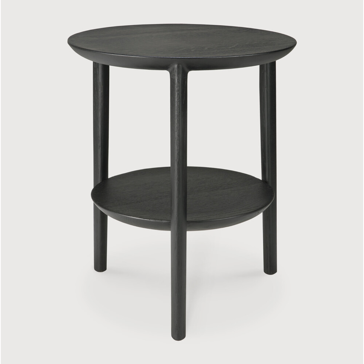 Featuring Oak Bok Side Table - Black by Ethnicraft at Amethyst Home. We love the sleek, timeless shape of the Oak Bok Side Table as it makes a beautiful addition to any lounge space. From art to books or plants, with the Bok side table, your object of choice has found its stage.
Dimensions: 17"w x 17"d x 20"h Weight: 13 lbs
Material: Oak, 100% solid wo.  Amethyst Home provides interior design, new home construction design consulting, vintage area rugs, and lighting in the Newport Beach metro area.