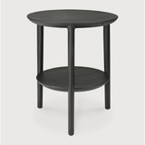 Featuring Oak Bok Side Table - Black by Ethnicraft at Amethyst Home. We love the sleek, timeless shape of the Oak Bok Side Table as it makes a beautiful addition to any lounge space. From art to books or plants, with the Bok side table, your object of choice has found its stage.
Dimensions: 17"w x 17"d x 20"h Weight: 13 lbs
Material: Oak, 100% solid wo.  Amethyst Home provides interior design, new home construction design consulting, vintage area rugs, and lighting in the Newport Beach metro area.