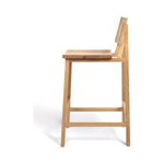 Featuring Oak N3 Counter Stool by Ethnicraft at Amethyst Home. We love the versatility of this Oak N3 counter stool. Designed by Nathan Yong, this stool is a timeless piece that adds both modern lines and a cozy organic aesthetic to your bar area or kitchen island.
Dimensions: 19.5"w x 20"d x 36"hSeat Height: 26"
Material: Oak, 100% Solid WoodFinish: Oile.  Amethyst Home provides interior design, new home construction design consulting, vintage area rugs, and lighting in the Alpharetta metro area.