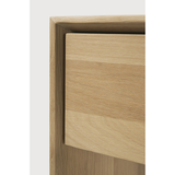 Featuring Oak Nordic Console Table by Ethnicraft at Amethyst Home. This Oak Nordic Console combines refined design with the purity of solid wood. We love that the bevelled edges will add an upscale aesthetic to any entry hall or living room space.
Dimensions: 47.5"w x 16"d x 33.5"h Weight: 84 lbs
Dimensions: 63"w x 16"d x 33.5"h Weight: 108 lbs
Material: Oak, .  Amethyst Home provides interior design, new home construction design consulting, vintage area rugs, and lighting in the Tampa metro area.