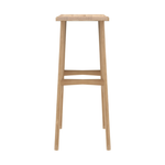 Featuring Oak Osso Bar Stool by Ethnicraft at Amethyst Home. We love the versatility of this Oak Osso Bar Stool.  A sleek piece to add in your bar area, kitchen island, or a standing desk stool. 
Dimensions: 22.5"w x 13"d x 31.5"hSeat Height: 30.5"
Material: Oak, 100% Solid WoodFinish: Varnished
For regular dusting use a dry cloth. For cleaning or in case of a.  Amethyst Home provides interior design, new home construction design consulting, vintage area rugs, and lighting in the Omaha metro area.