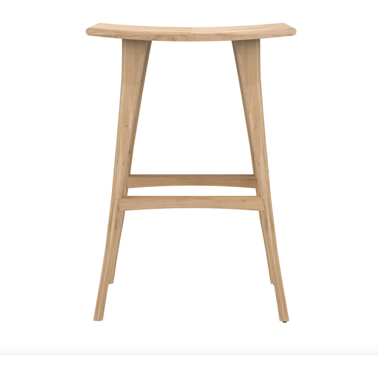 Featuring Oak Osso Bar Stool by Ethnicraft at Amethyst Home. We love the versatility of this Oak Osso Bar Stool.  A sleek piece to add in your bar area, kitchen island, or a standing desk stool. 
Dimensions: 22.5"w x 13"d x 31.5"hSeat Height: 30.5"
Material: Oak, 100% Solid WoodFinish: Varnished
For regular dusting use a dry cloth. For cleaning or in case of .  Amethyst Home provides interior design, new home construction design consulting, vintage area rugs, and lighting in the Boston metro area.
