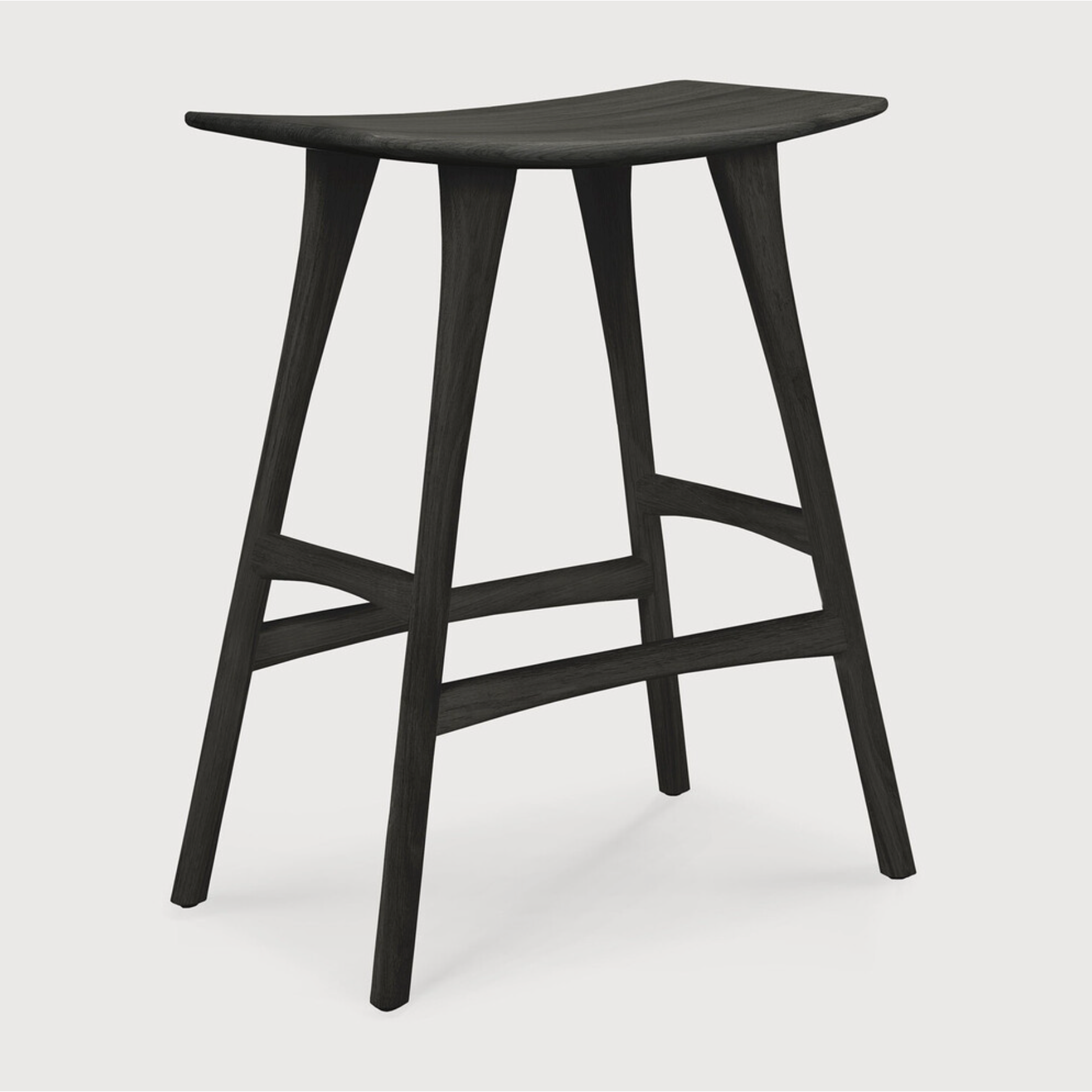 Featuring Oak Osso Bar Stool - Black by Ethnicraft at Amethyst Home. We love the versatility of this Oak Osso Bar + Counter Stool - Black.  A sleek piece to add in your bar area, kitchen island, or a standing desk stool. 
Bar Dimensions: 22.5"w x 13"d x 31.5"hSeat Height: 30.5"
Material: Oak, 100% Solid WoodFinish: Varnished
For regular dusting use a dry .  Amethyst Home provides interior design, new home construction design consulting, vintage area rugs, and lighting in the Des Moines metro area.