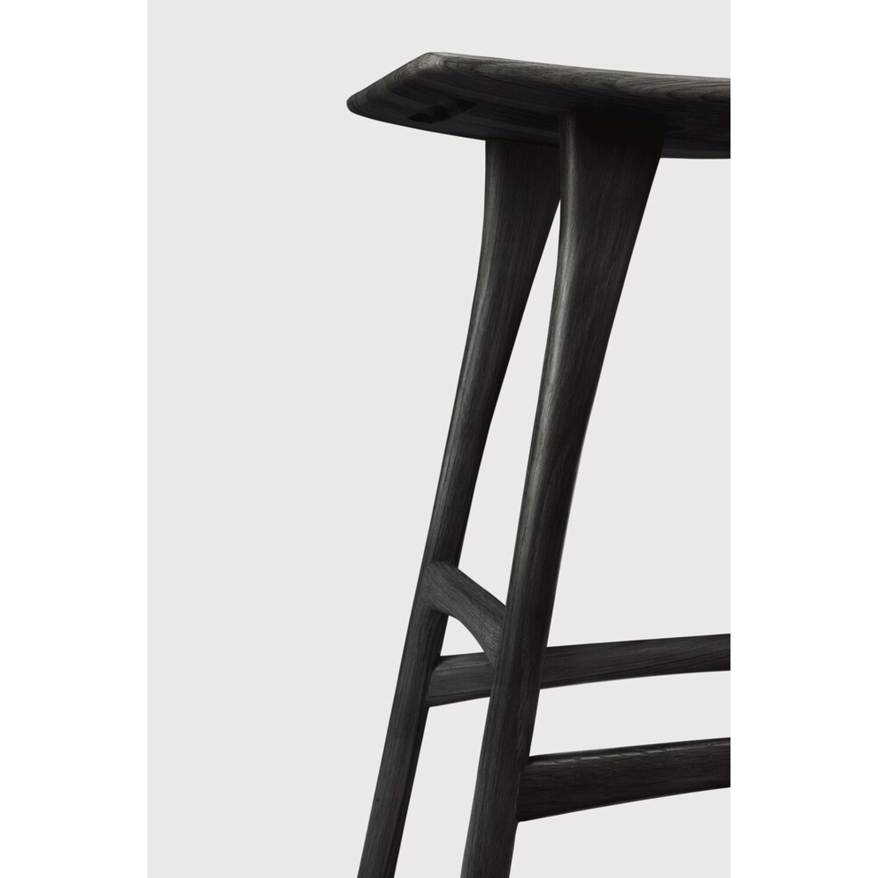 Featuring Oak Osso Bar Stool - Black by Ethnicraft at Amethyst Home. We love the versatility of this Oak Osso Bar + Counter Stool - Black.  A sleek piece to add in your bar area, kitchen island, or a standing desk stool. 
Bar Dimensions: 22.5"w x 13"d x 31.5"hSeat Height: 30.5"
Material: Oak, 100% Solid WoodFinish: Varnished
For regular dusting use a dry .  Amethyst Home provides interior design, new home construction design consulting, vintage area rugs, and lighting in the Alpharetta metro area.
