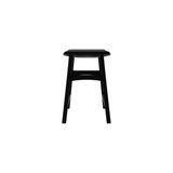 Featuring Oak Osso Stool - Dining - Black by Ethnicraft at Amethyst Home. We love the versatility of this Oak Osso Stool. This offers comfortable seating in your dining room, by itself near a sofa, or use for styling purposes in your bedroom!
Dimensions: 20"w x 13"d x 19"h Seat Height: 18".  Amethyst Home provides interior design, new home construction design consulting, vintage area rugs, and lighting in the Salt Lake City metro area.