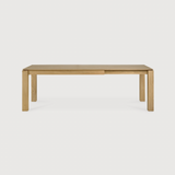 Featuring Oak Slice Extendable Dining Table by Ethnicraft at Amethyst Home. This Oak Slice Extendable Dining Table bevelled edges give it a unique character, but there's also a little extra added. This table can easily be extended without interruption of the wood grain pattern -- perfect for gathering your family or friends for hosting parties or the h.  Amethyst Home provides interior design, new home construction design consulting, vintage area rugs, and lighting in the Winter Garden metro area.