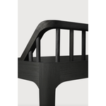 Featuring Oak Spindle Bench - Black by Ethnicraft at Amethyst Home. Wherever you choose to place it, this Oak Spindle Bench - Black in solid oak is a striking piece. We'd love to see this styled with an Amethyst Pillow in your entryway, bedroom, or other space! 
Dimensions: 59.5"w x 14"d x 24"h Seat Height: 18"Weight: 28 lbs
Material: Oak, 100% Solid .  Amethyst Home provides interior design, new home construction design consulting, vintage area rugs, and lighting in the Salt Lake City metro area.
