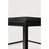 Featuring Oak Thin Coffee Table - Black by Ethnicraft at Amethyst Home. We love the combination of natural wood and the black metal frame found on this Oak Thin Coffee Table - Black. Feature this in your living room or lounge area to elevate the space! 
The varnished finishing gives the furniture more depth. The rougher surface highlights the grain of th.  Amethyst Home provides interior design, new home construction design consulting, vintage area rugs, and lighting in the Los Angeles metro area.