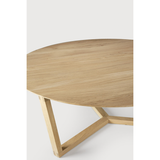 Featuring Oak Tripod Coffee Table by Ethnicraft at Amethyst Home. Made of solid wood, this Oak Tripod Coffee Table is characterized by clean lines and contemporary aesthetics. We love the bright, coastal feel it brings to any living room or lounge area!
Dimensions: 38"w x 38"d x 14.5"h Weight: 29 lbs
Material: Oak, 100% Solid WoodFinish: Varnished
For regular .  Amethyst Home provides interior design, new home construction design consulting, vintage area rugs, and lighting in the Tampa metro area.