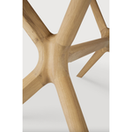 Featuring Oak X Dining Table by Ethnicraft at Amethyst Home. This Oak X Dining Table features sturdy, yet intricate, construction and is a true work of art and a credit to the most advanced woodworking techniques. With a seamless structural interplay between the unique shape of the legs and the soft lines of the tabletop, guests will enjoy the most comfortable.  Amethyst Home provides interior design, new home construction design consulting, vintage area rugs, and lighting in the Miami metro area.