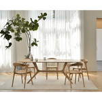 Featuring Oak X Dining Table by Ethnicraft at Amethyst Home. This Oak X Dining Table features sturdy, yet intricate, construction and is a true work of art and a credit to the most advanced woodworking techniques. With a seamless structural interplay between the unique shape of the legs and the soft lines of the tabletop, guests will enjoy the most comfortabl.  Amethyst Home provides interior design, new home construction design consulting, vintage area rugs, and lighting in the Dallas metro area.