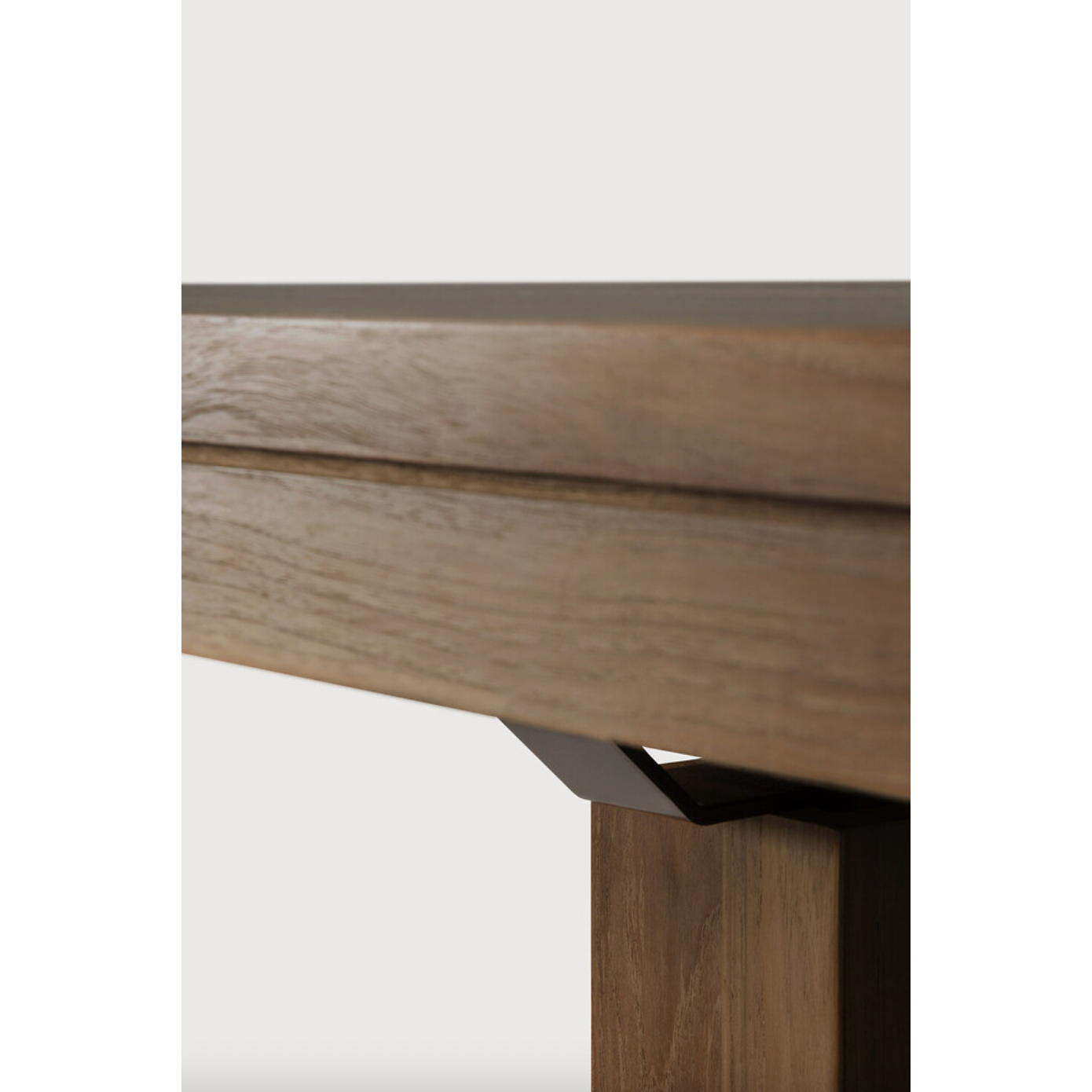 Featuring Teak Double Extendable Dining Table by Ethnicraft at Amethyst Home. We love the solid look and pure lines of this Teak Double Extendable Dining Table.  Although the table looks heavy, it can very easily be extended single-handedly. It takes a few steps and no more than seconds to make space for whatever will be happening next in your home!
Mater.  Amethyst Home provides interior design, new home construction design consulting, vintage area rugs, and lighting in the Washington metro area.