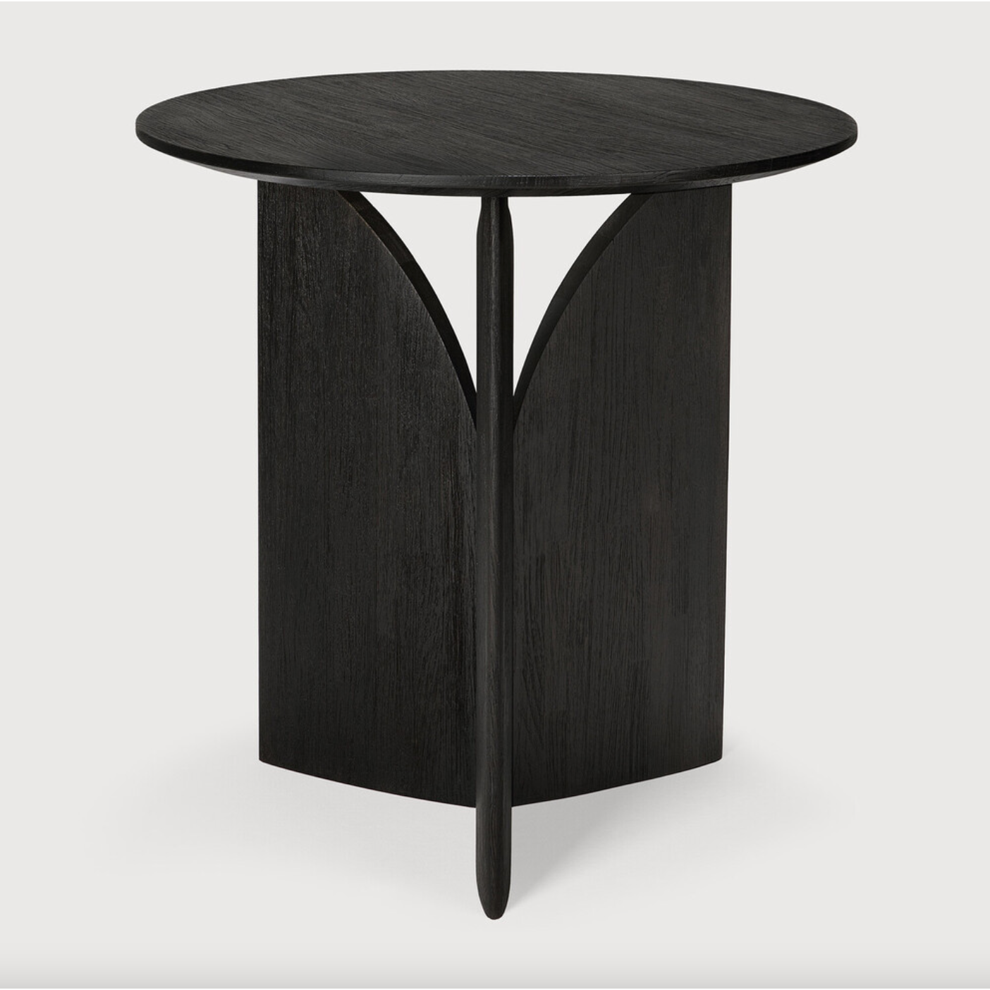 Featuring Teak Fin Side Table by Ethnicraft at Amethyst Home. The Teak Fin Side Table is a favorite! It looks like different sculptures from every angle. We love seeing this table as a sculptural accent to your living space or office. It could even make a beautiful nightstand! Designed by Alain van Havre
Dimensions: 20"w x 20"d x 20"h Weight: 13 lbs
Mat.  Amethyst Home provides interior design, new home construction design consulting, vintage area rugs, and lighting in the Laguna Beach metro area.