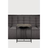 Featuring Triptic Side Table - Lava Whisky by Ethnicraft at Amethyst Home. The Triptic table is a chic and practical side table that could sit perfectly with your sofa, ideal for a laptop or beverages. We love how this little table will elevate your living space aesthetically and functionally! We can't get enough of this distinctive table top finish that.  Amethyst Home provides interior design, new home construction design consulting, vintage area rugs, and lighting in the Los Angeles metro area.