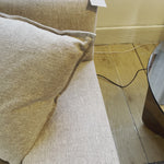 The ultimate low, cozy sofa. We would put this Esme Sofa Family from Verellen in the family room, living room or movie theater. The juxtaposition of a juicy, miniature-spring filled down-wrapped cushion and firm back is ultra-comfortable. Amethyst Home provides interior design, new home construction design consulting, vintage area rugs, and lighting in the Des Moines metro area.
