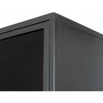 Featuring Aviva Barrister Cabinet by Four Hands at Amethyst Home. Inspired by the stackable barrister-style shelving, iron casing is finished in a gunmetal for a fresh industrial look, with smoked glass panes with flat brass hardware cover door fronts, each lifting to spacious compartments for storage of books and treasures.
Overall Dimensions: 32"W x 15".  Amethyst Home provides interior design, new home construction design consulting, vintage area rugs, and lighting in the Alpharetta metro area.