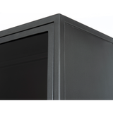 Featuring Aviva Barrister Cabinet by Four Hands at Amethyst Home. Inspired by the stackable barrister-style shelving, iron casing is finished in a gunmetal for a fresh industrial look, with smoked glass panes with flat brass hardware cover door fronts, each lifting to spacious compartments for storage of books and treasures.
Overall Dimensions: 32"W x 15".  Amethyst Home provides interior design, new home construction design consulting, vintage area rugs, and lighting in the Alpharetta metro area.