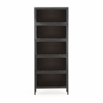 Featuring Aviva Barrister Cabinet by Four Hands at Amethyst Home. Inspired by the stackable barrister-style shelving, iron casing is finished in a gunmetal for a fresh industrial look, with smoked glass panes with flat brass hardware cover door fronts, each lifting to spacious compartments for storage of books and treasures.
Overall Dimensions: 32"W x 15"L.  Amethyst Home provides interior design, new home construction design consulting, vintage area rugs, and lighting in the Calabasas metro area.