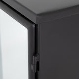 Featuring Camila Sideboard by Four Hands at Amethyst Home. A black iron frame with windowpane detail contrasts a stark white interior for an updated take on the traditional media console. Open-front glass doors and ample shelving maximize storage and display options.
Overall Dimensions: 94.50"W x 16"L x 39.50"HColors: Tempered Glass, Painted White, BlackMater.  Amethyst Home provides interior design, new home construction design consulting, vintage area rugs, and lighting in the Dallas metro area.