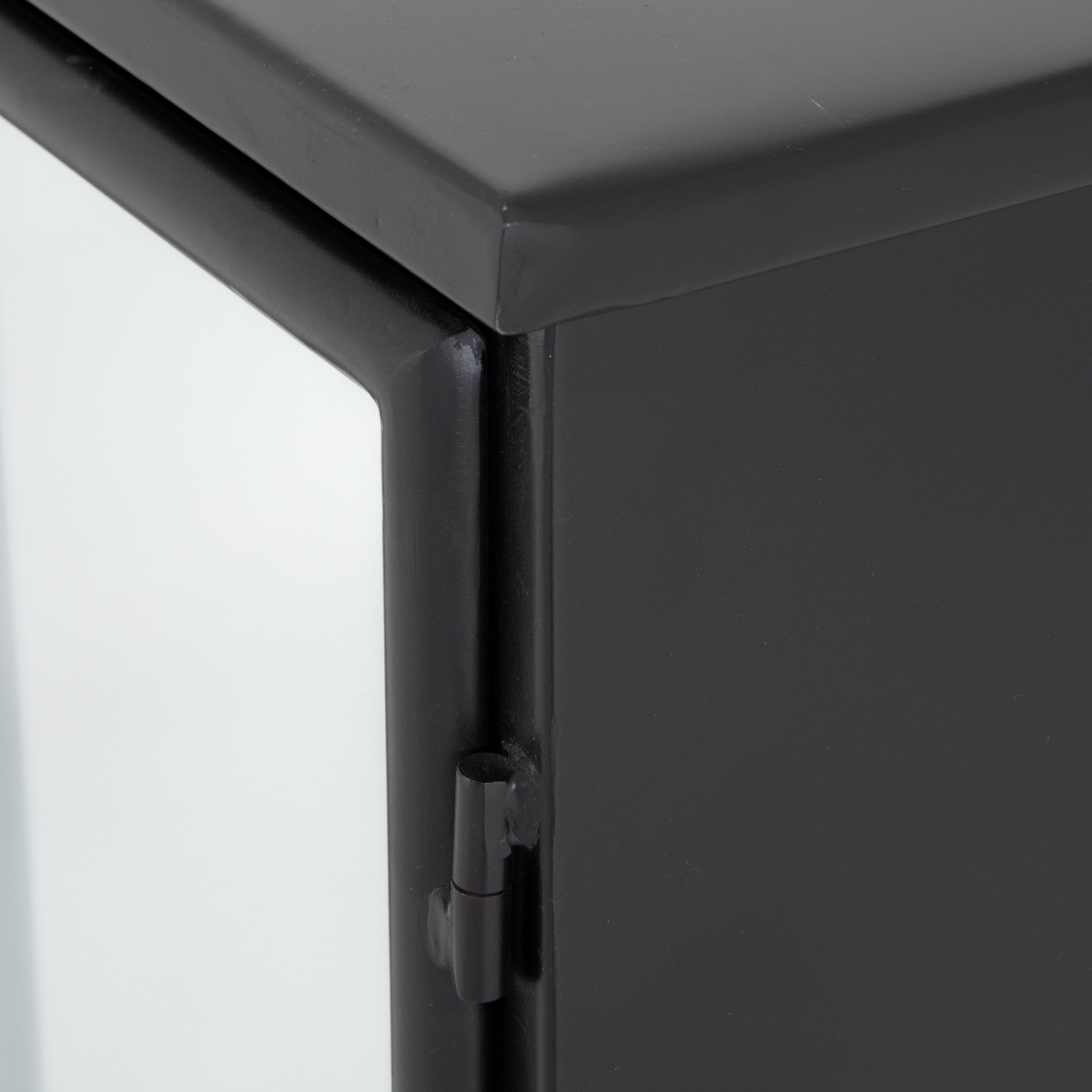 Featuring Camila Sideboard by Four Hands at Amethyst Home. A black iron frame with windowpane detail contrasts a stark white interior for an updated take on the traditional media console. Open-front glass doors and ample shelving maximize storage and display options.
Overall Dimensions: 94.50"W x 16"L x 39.50"HColors: Tempered Glass, Painted White, BlackMater.  Amethyst Home provides interior design, new home construction design consulting, vintage area rugs, and lighting in the Dallas metro area.