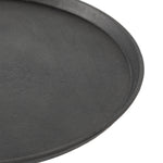 Featuring Cronos End Table - Polished White Marble by Four Hands at Amethyst Home. Simply sophisticated with this Cronos End Table - Polished White Marble. Finished in a polished white, a solid turned marble base supports a tray-style tabletop of grey-hammered iron, spurring beautifully eye-catching contrast for any living room or bedroom. 
Overall Dimensions:.  Amethyst Home provides interior design, new home construction design consulting, vintage area rugs, and lighting in the Omaha metro area.