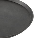 Featuring Cronos End Table - Polished White Marble by Four Hands at Amethyst Home. Simply sophisticated with this Cronos End Table - Polished White Marble. Finished in a polished white, a solid turned marble base supports a tray-style tabletop of grey-hammered iron, spurring beautifully eye-catching contrast for any living room or bedroom. 
Overall Dimensions:.  Amethyst Home provides interior design, new home construction design consulting, vintage area rugs, and lighting in the Omaha metro area.