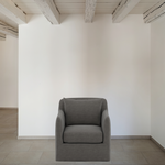 Featuring Dade Outdoor Swivel Chair - Charcoal by Four Hands at Amethyst Home. This Dade Outdoor Swivel Chair - Charcoal is a fresh, outdoor-friendly spin on the swivel chair. Removable charcoal slipcover meets style with sensibility. Great in pairs. Cover or store inside during inclement weather and when not in use.
Overall Dimensions: 27"W x 33.75"L x 29.. Amethyst Home provides interior design, new home construction design consulting, vintage area rugs, and lighting in the Nashville metro area.