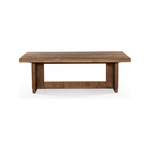 Featuring Erie Coffee Table by Four Hands at Amethyst Home. We love the rustic look of this Erie Coffee Table. Dark-smoked oak forms clean, structured lines, crafting the finest of coffee tables.
Overall Dimensions: 51"W x 27.5"L x 17.5"H Colors: Dark Smoked OakMaterials: Solid OakWeight: 76.54 lbVolume: 8.83 cu ft.  Amethyst Home provides interior design, new home construction design consulting, vintage area rugs, and lighting in the Dallas metro area.